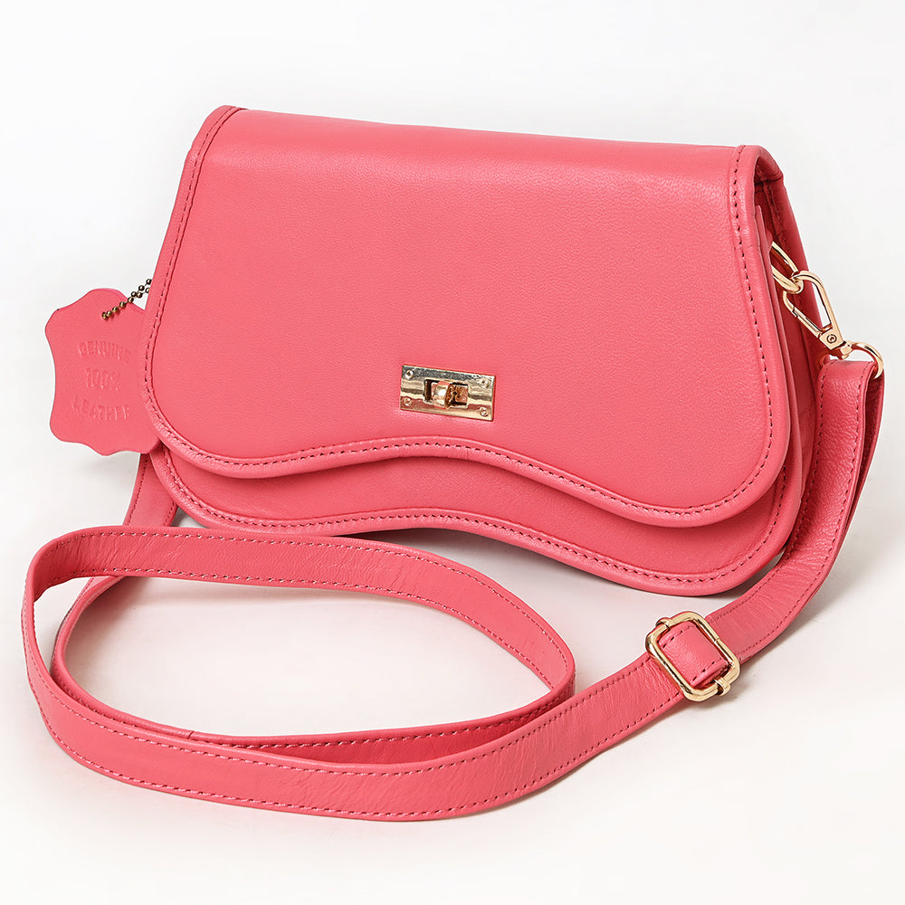 Never Mind Western Cross Body Genuine Leather Handbag Purse Wallet Bag For Women Girls