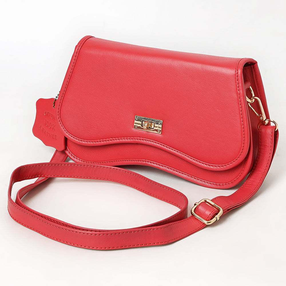 Never Mind Western Cross Body Genuine Leather Handbag Purse Wallet Bag For Women Girls