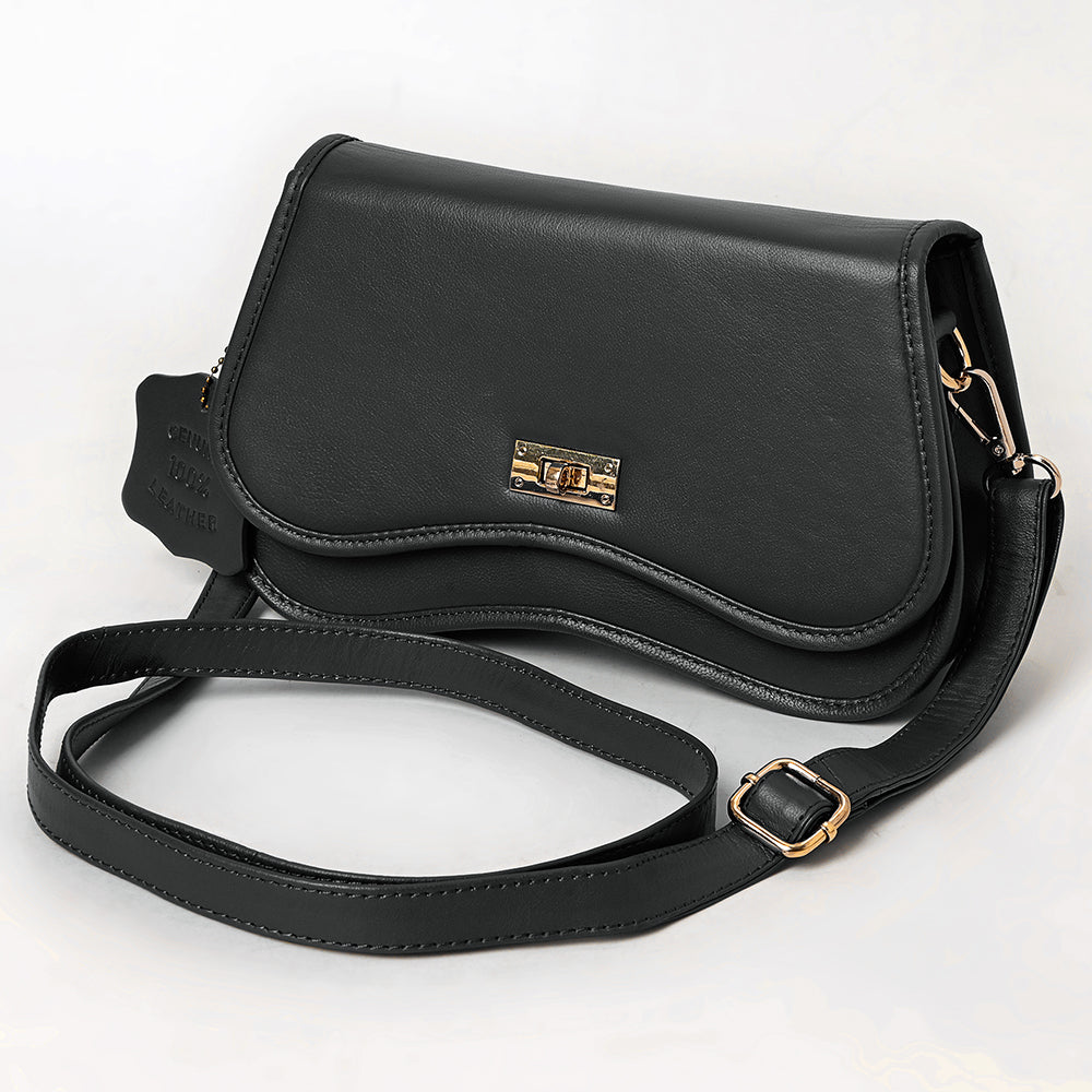 Never Mind Western Cross Body Genuine Leather Handbag Purse Wallet Bag For Women Girls
