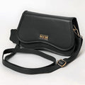 Never Mind Western Cross Body Genuine Leather Handbag Purse Wallet Bag For Women Girls