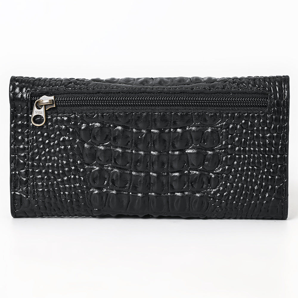 American Darling Wallet Crocodile Embossed Genuine Leather Women Bag Western Handbag Purse| Tote | Travel Bags |College