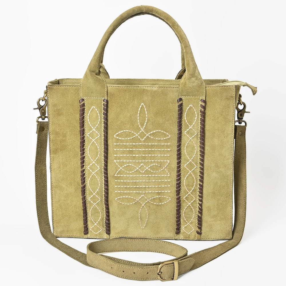 American Darling Tote Genuine Suede Leather