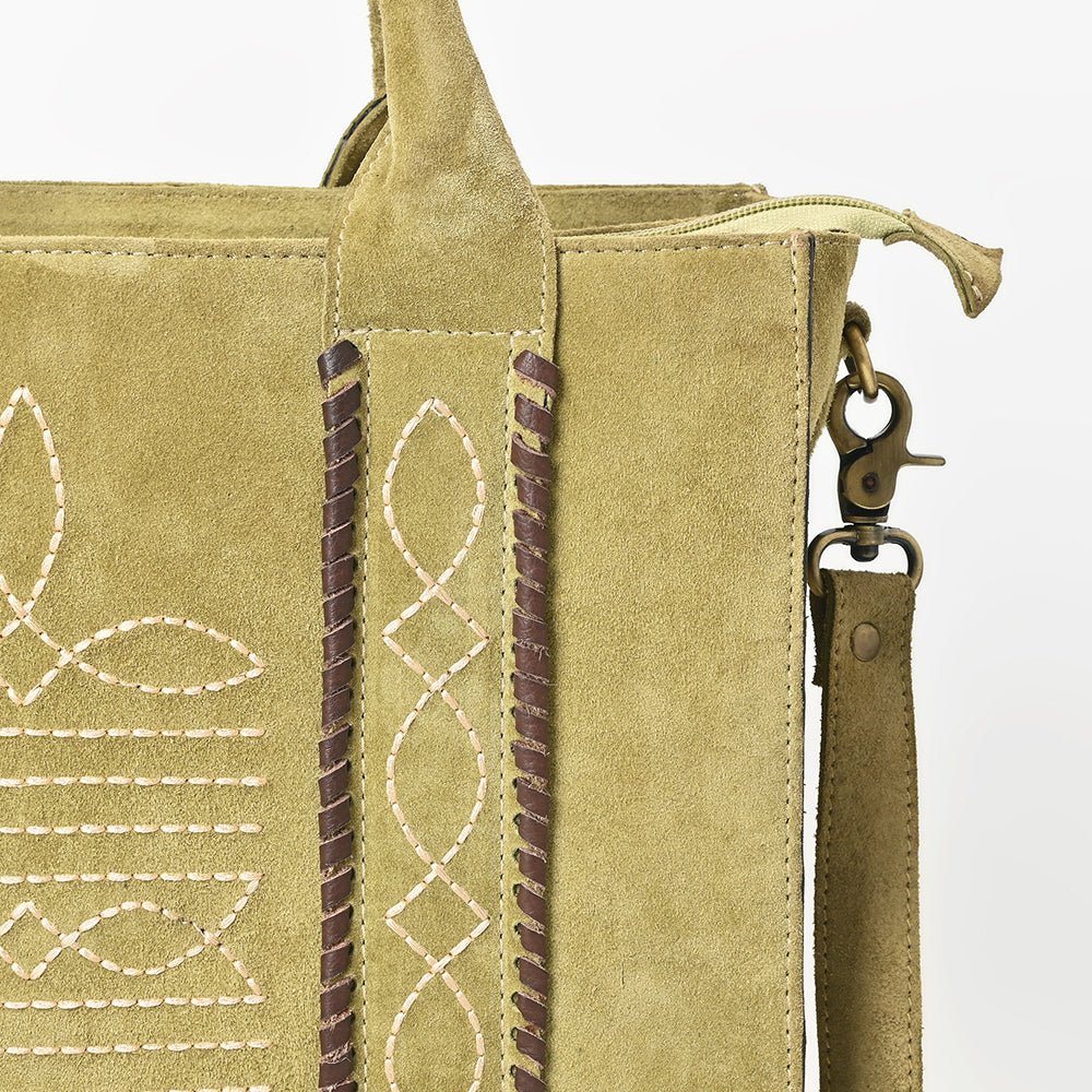 American Darling Tote Genuine Suede Leather
