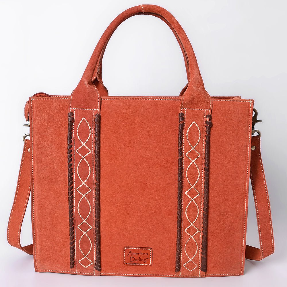 American Darling Tote Genuine Suede Leather
