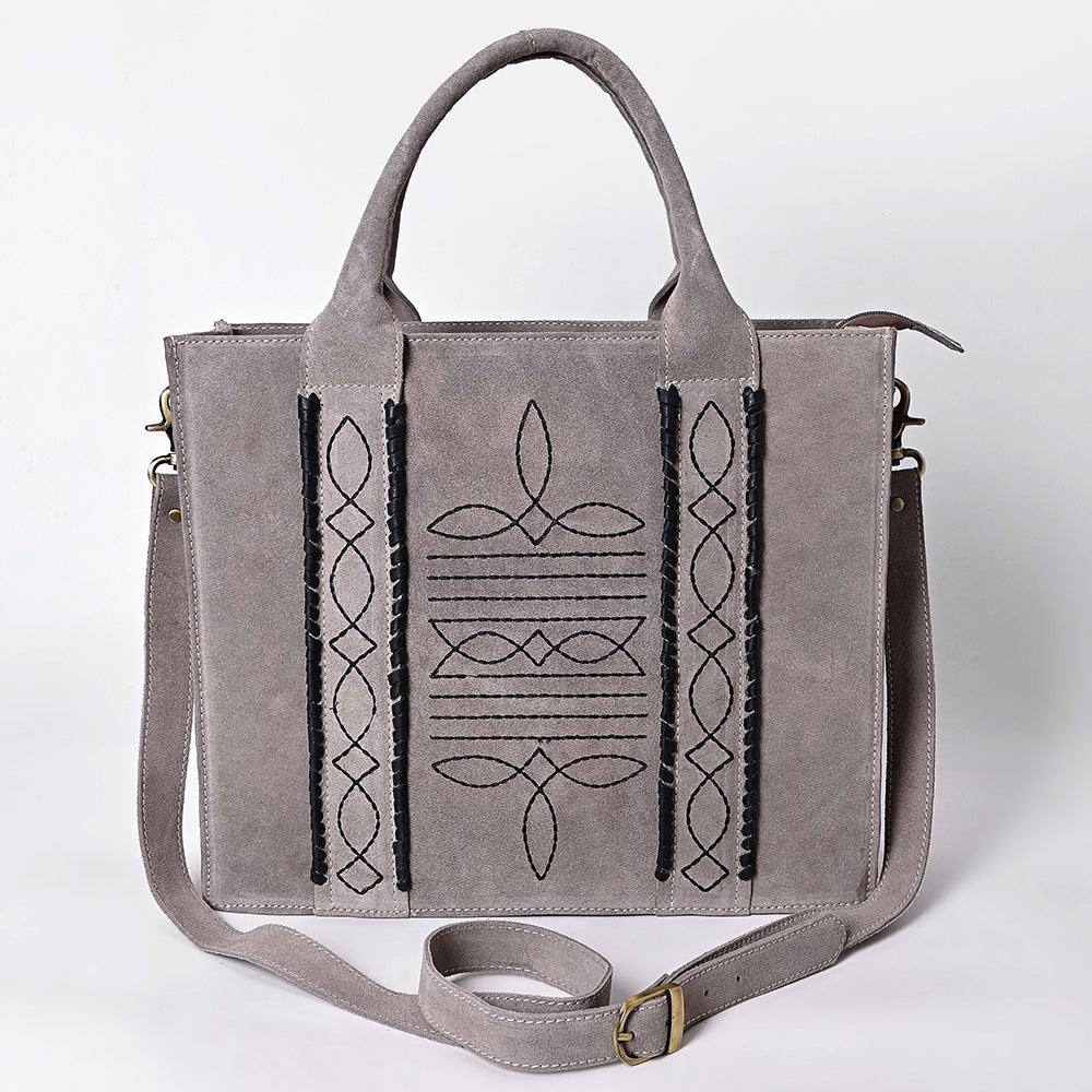 American Darling Tote Genuine Suede Leather