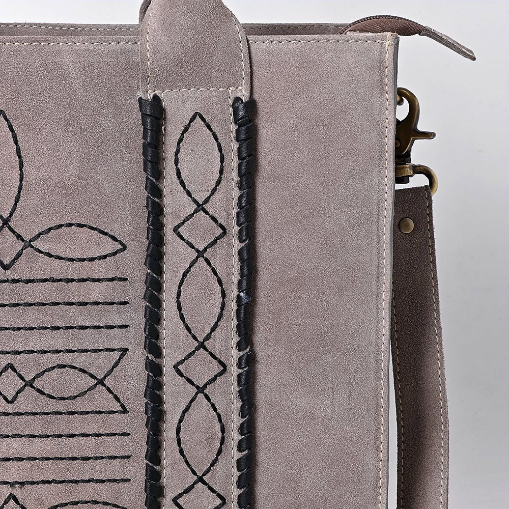 American Darling Tote Genuine Suede Leather