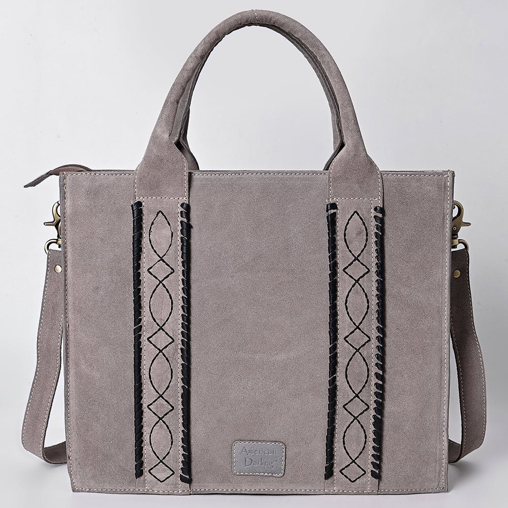 American Darling Tote Genuine Suede Leather
