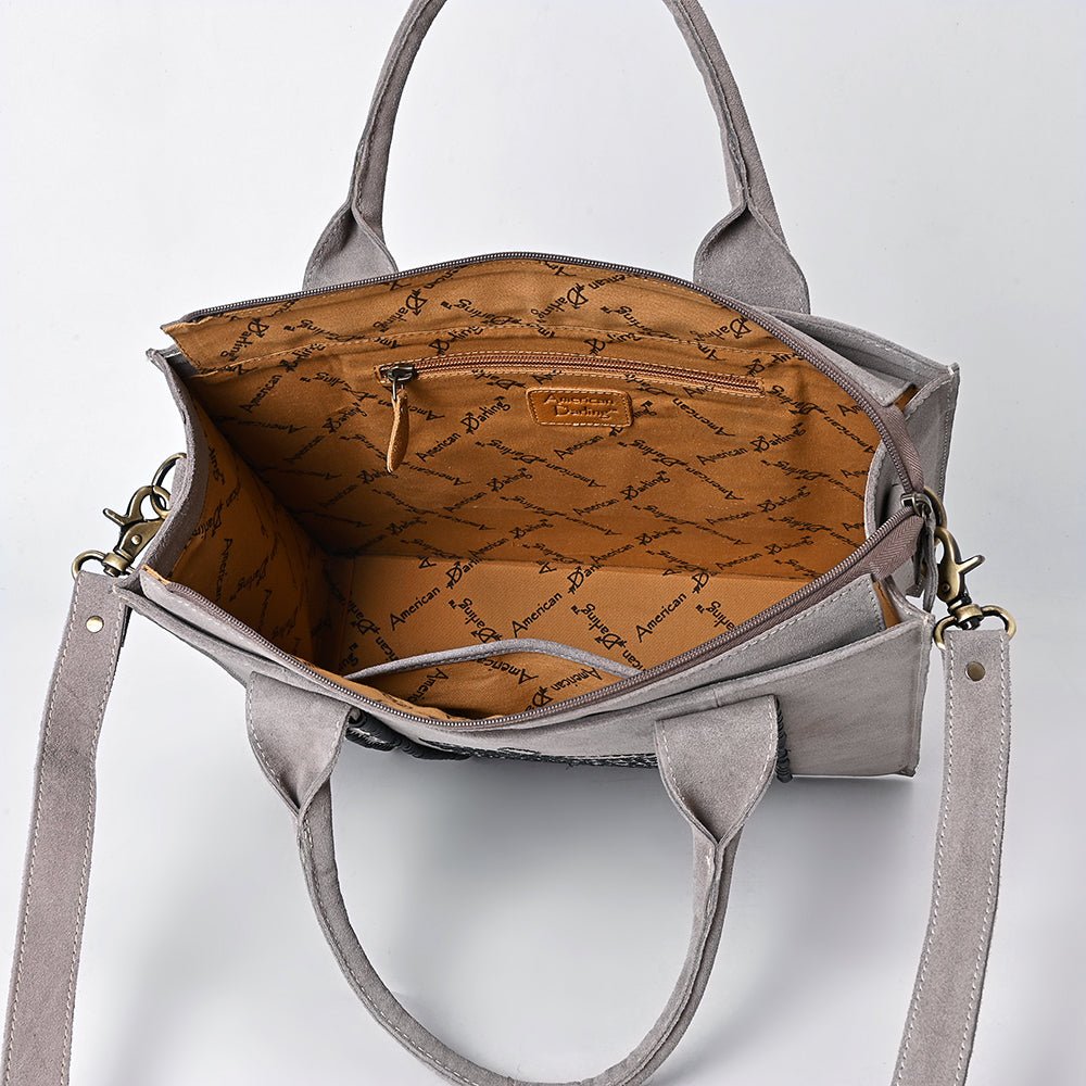 American Darling Tote Genuine Suede Leather