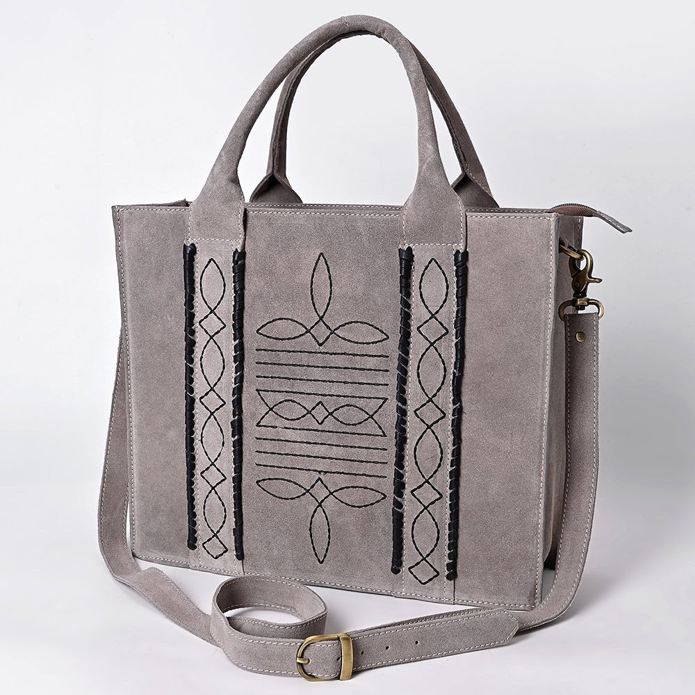 American Darling Tote Genuine Suede Leather