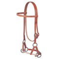WEAVER LEATHER Horse Side Pull Single Rope Genuine Headstall Harness Tan