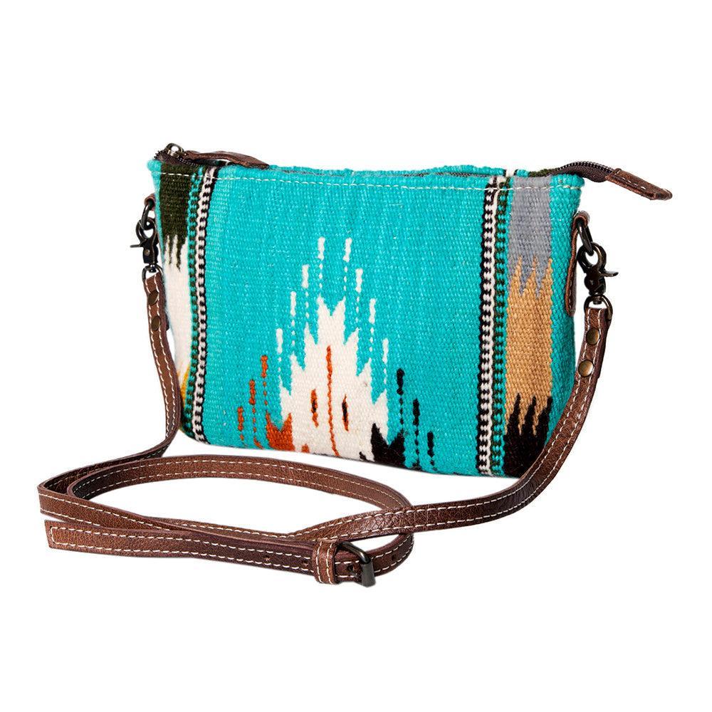 American Darling Crossbody Saddle Blanket Genuine Leather