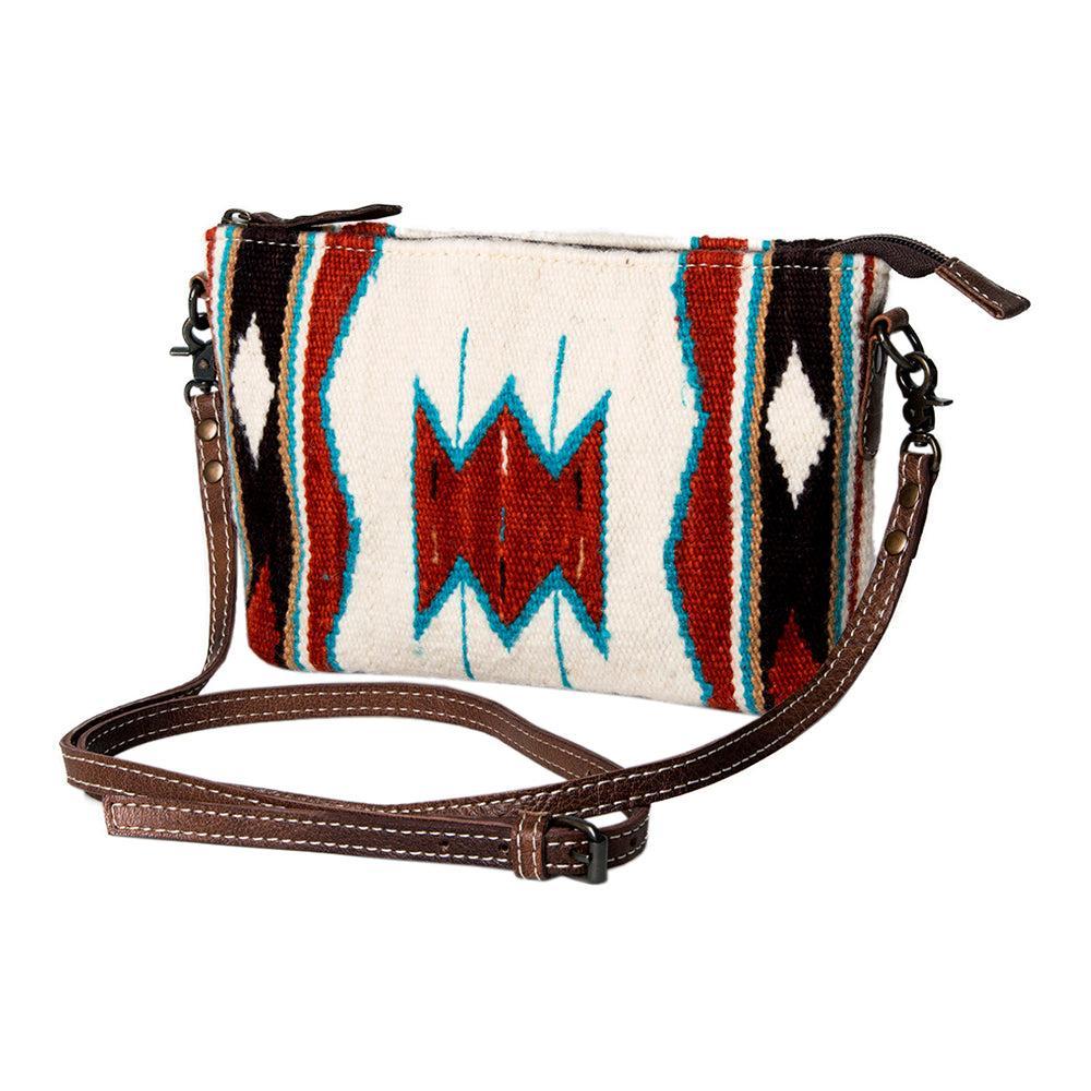 American Darling Crossbody Saddle Blanket Genuine Leather
