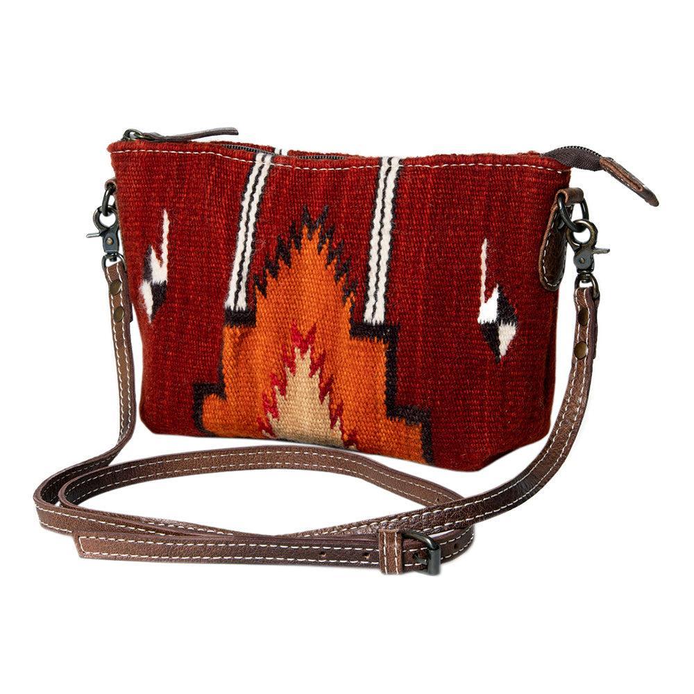 American Darling Crossbody Saddle Blanket Genuine Leather