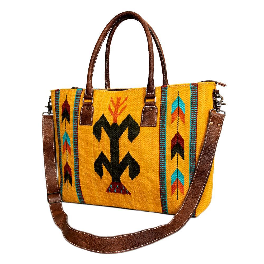 American Darling Tote Saddle Blanket Genuine Leather