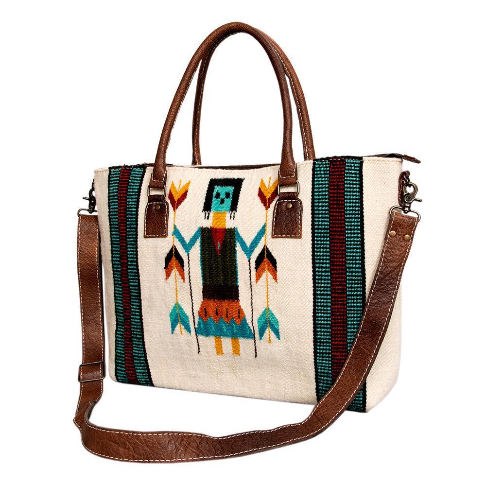 American Darling Tote Saddle Blanket Genuine Leather