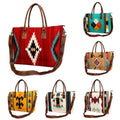American Darling Tote Saddle Blanket Genuine Leather