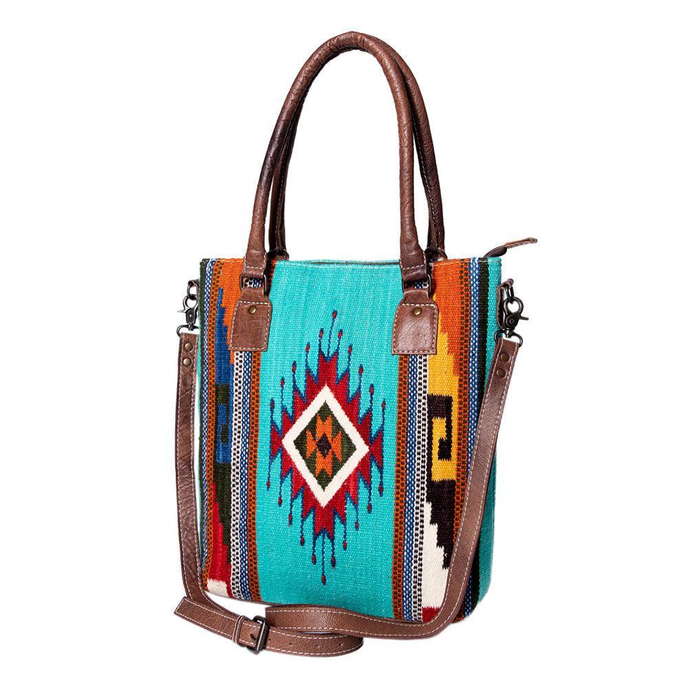 American Darling Tote Saddle Blanket Genuine Leather