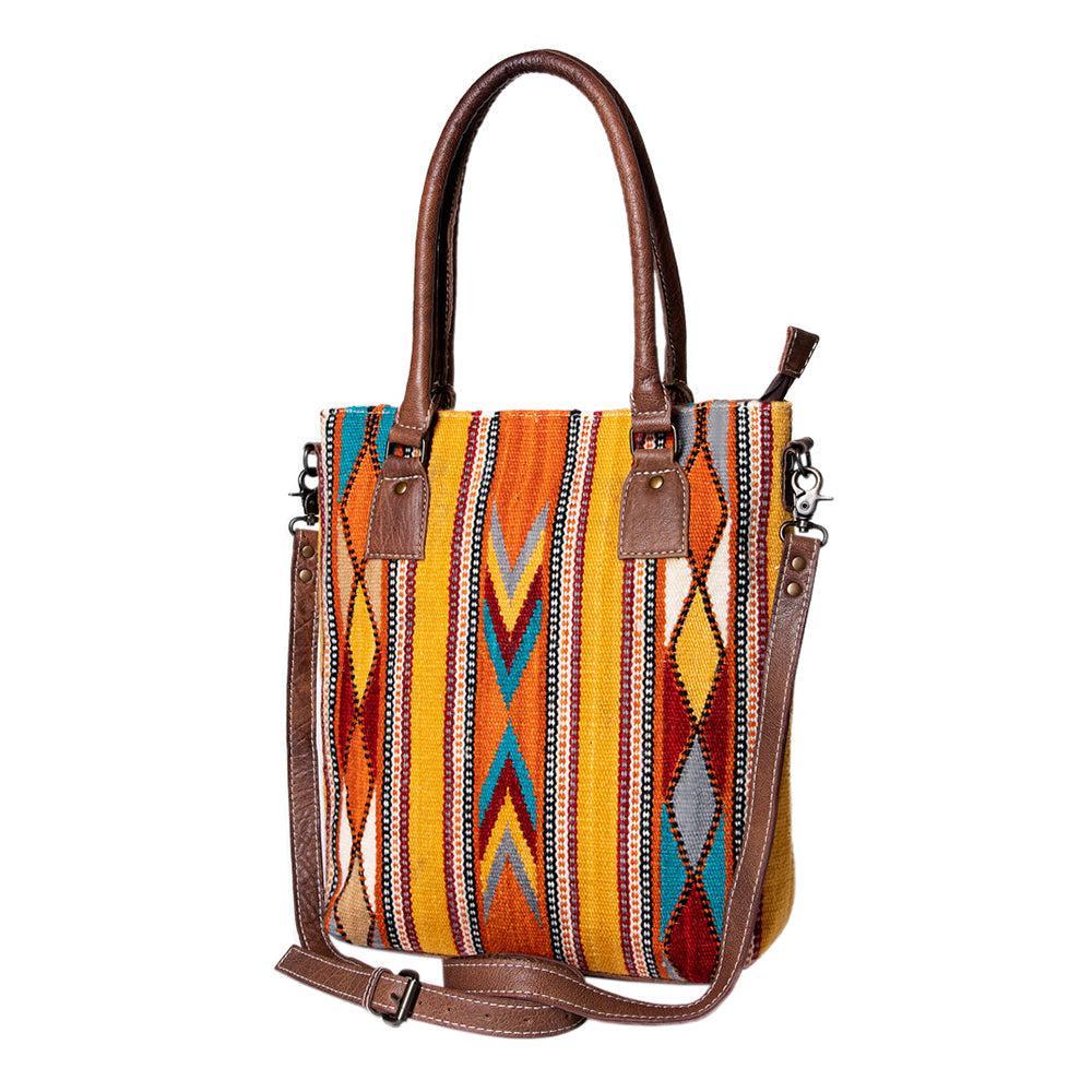 American Darling Tote Saddle Blanket Genuine Leather
