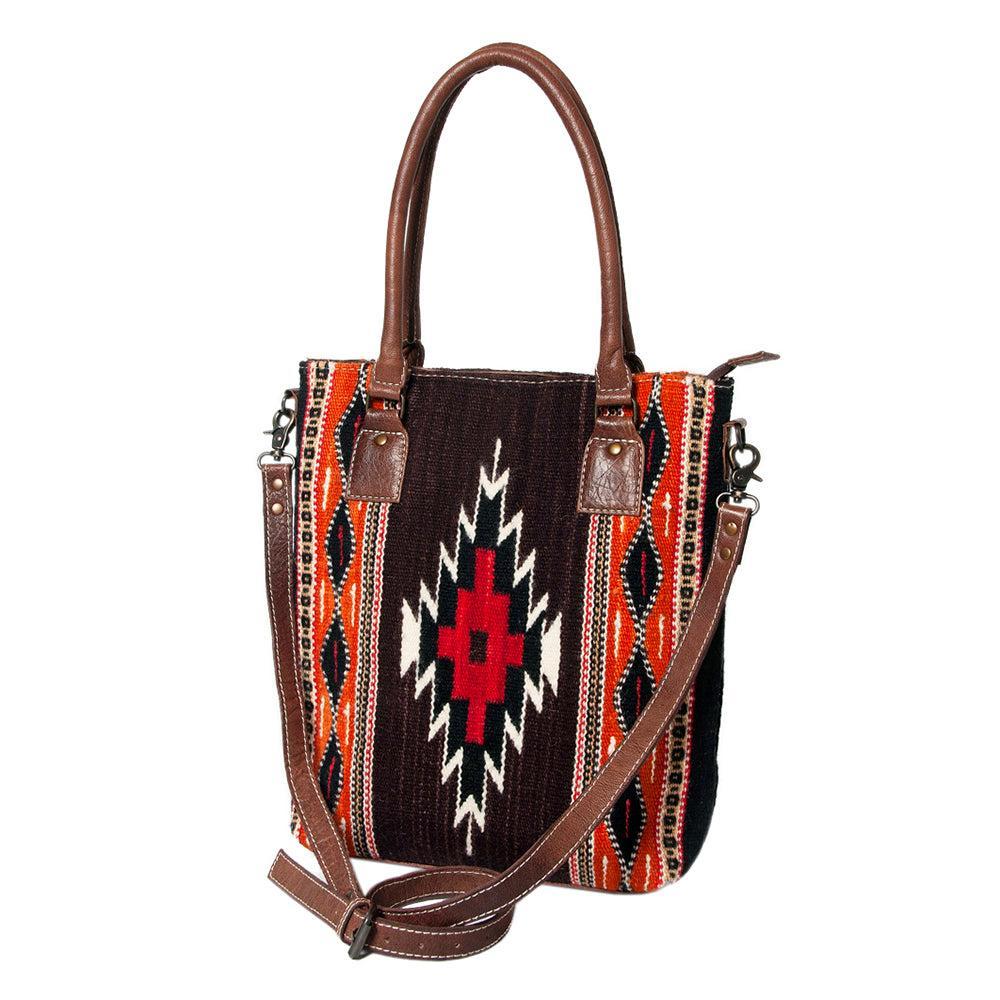American Darling Tote Saddle Blanket Genuine Leather