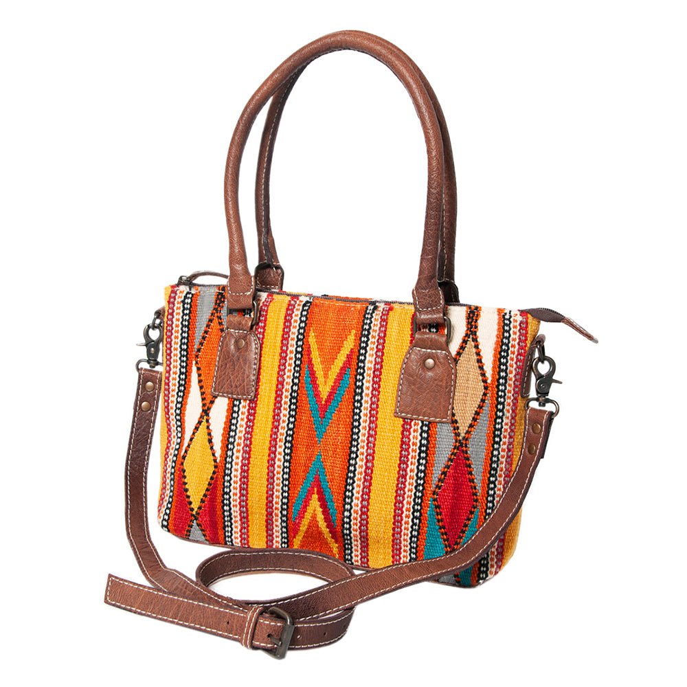 American Darling Tote Saddle Blanket Genuine Leather