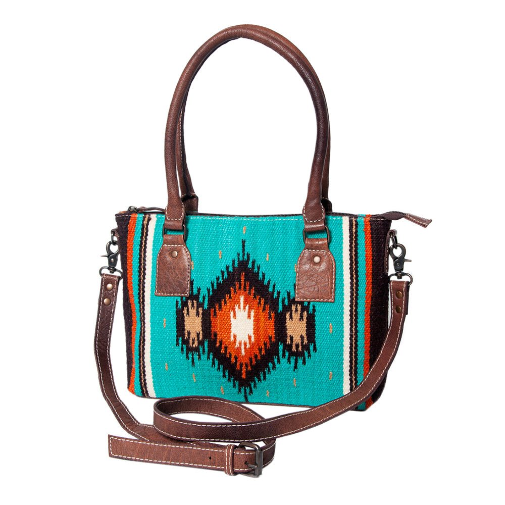 American Darling Tote Saddle Blanket Genuine Leather