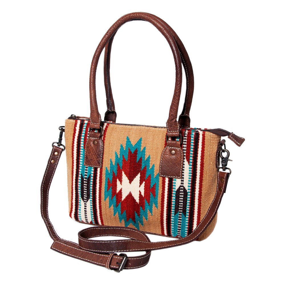 American Darling Tote Saddle Blanket Genuine Leather