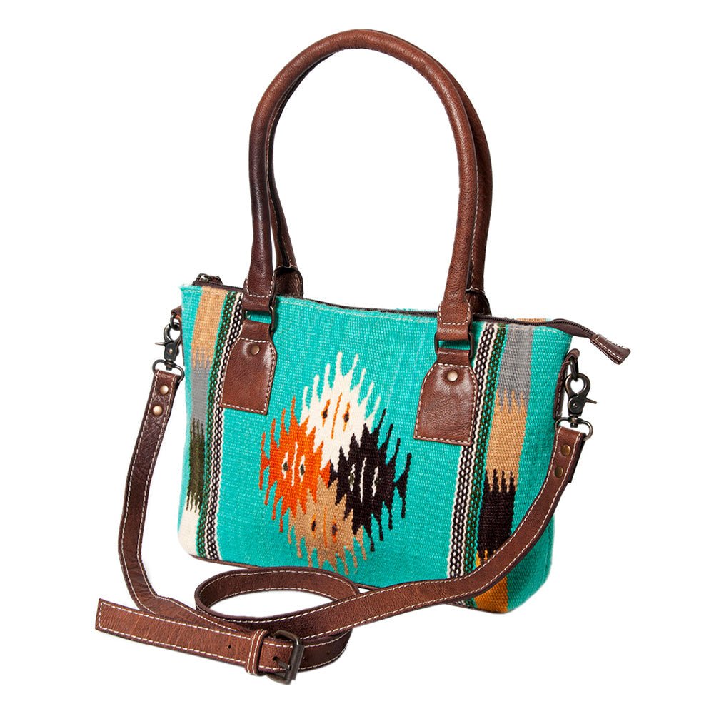 American Darling Tote Saddle Blanket Genuine Leather