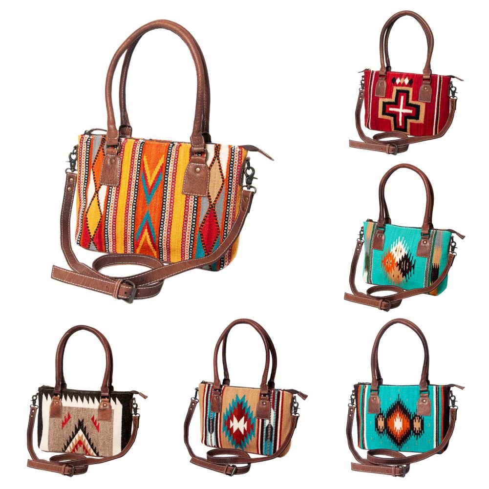 American Darling Tote Saddle Blanket Genuine Leather