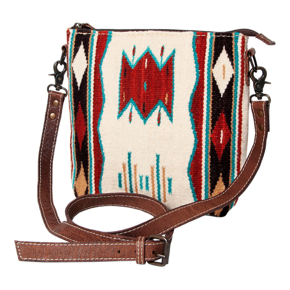 American Darling Saddle Blanket Genuine Leather Large Crossbody Bag