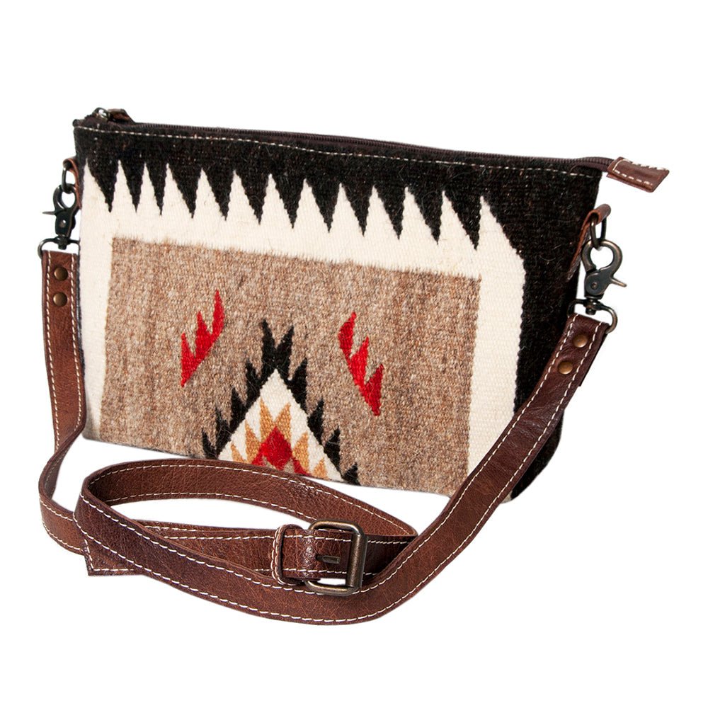 American Darling Crossbody Saddle Blanket Genuine Leather