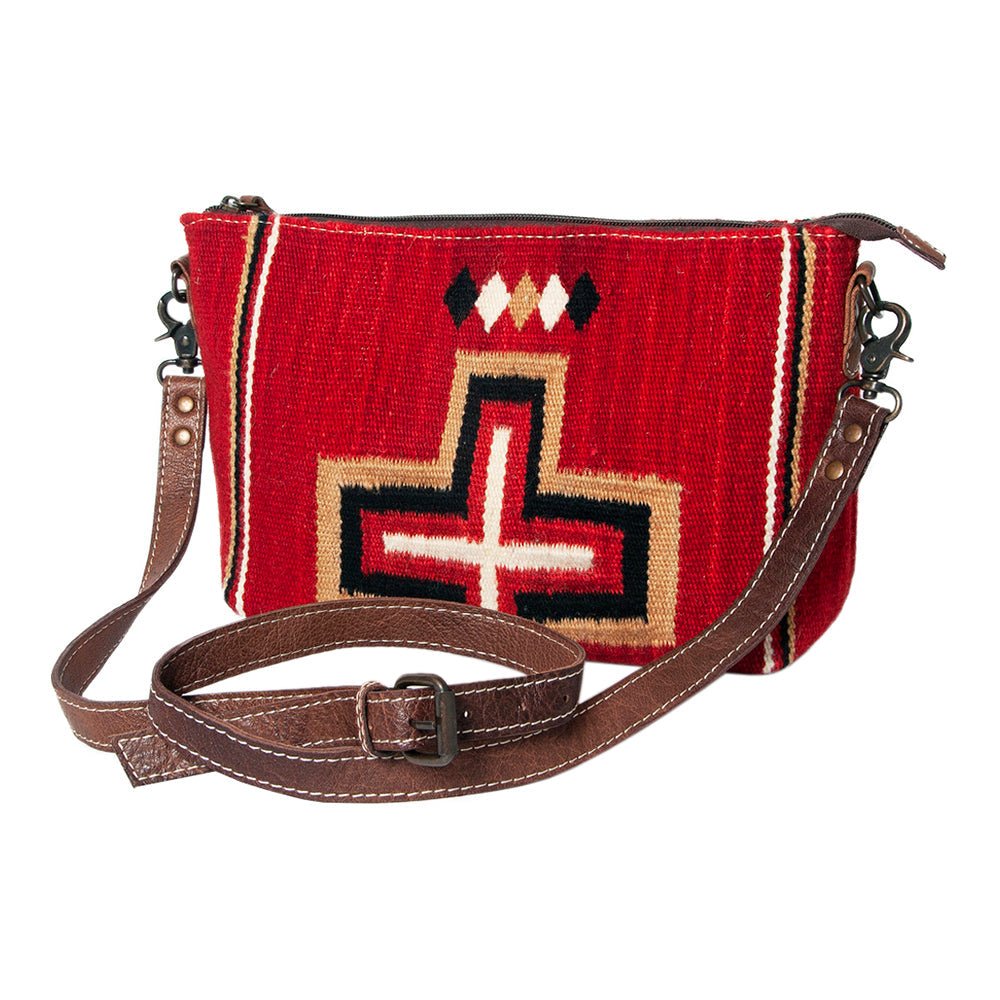 American Darling Crossbody Saddle Blanket Genuine Leather