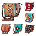 American Darling Saddle Blanket Genuine Leather Crossbody Bag