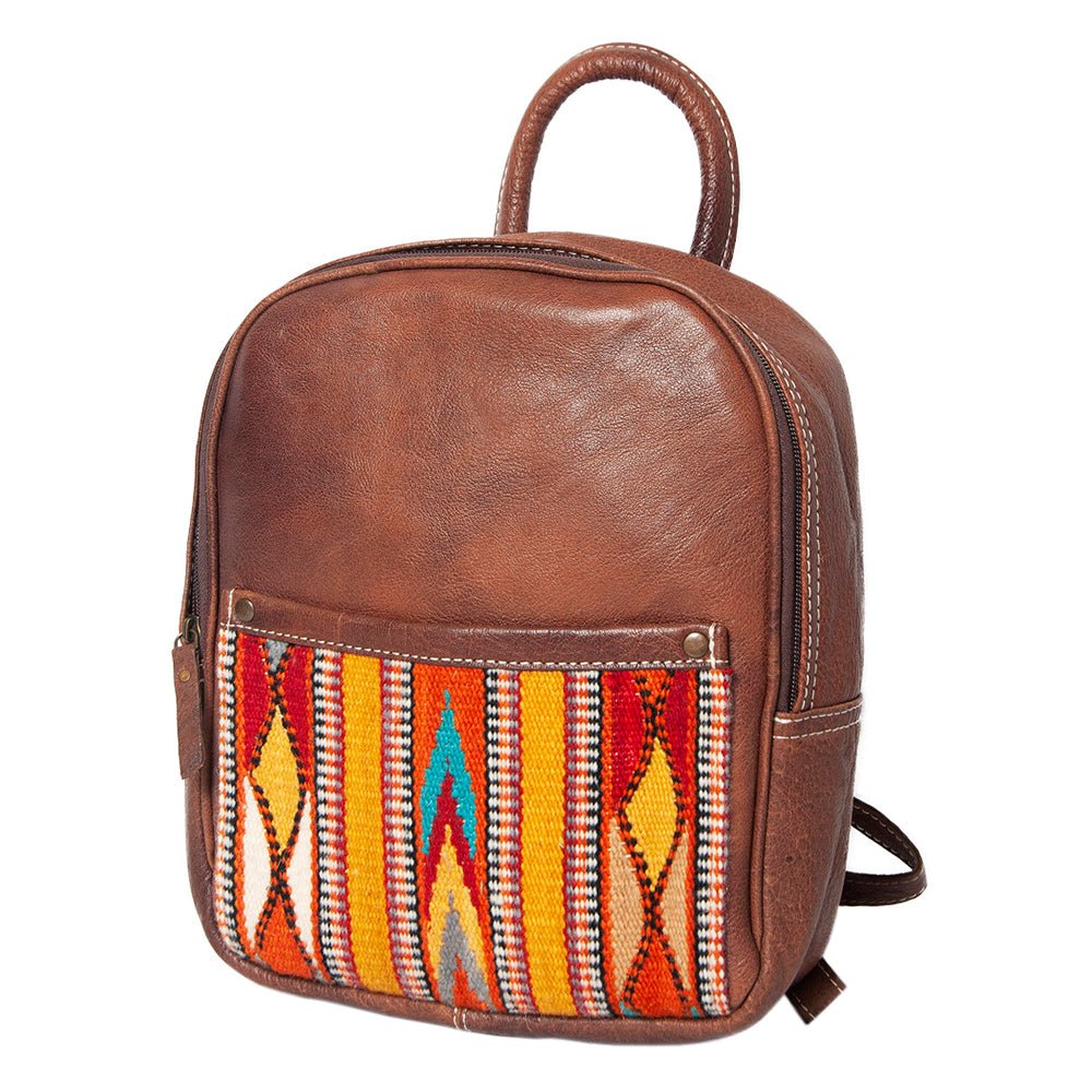 American Darling Backpack Saddle Blanket Genuine Leather