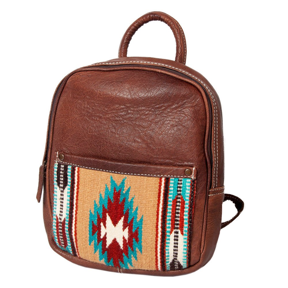 American Darling Backpack Saddle Blanket Genuine Leather