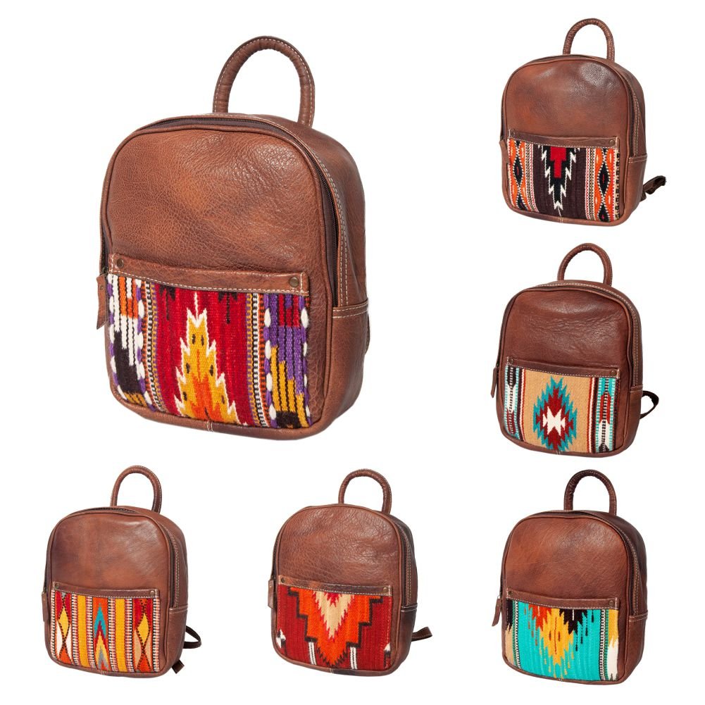 American Darling Backpack Saddle Blanket Genuine Leather