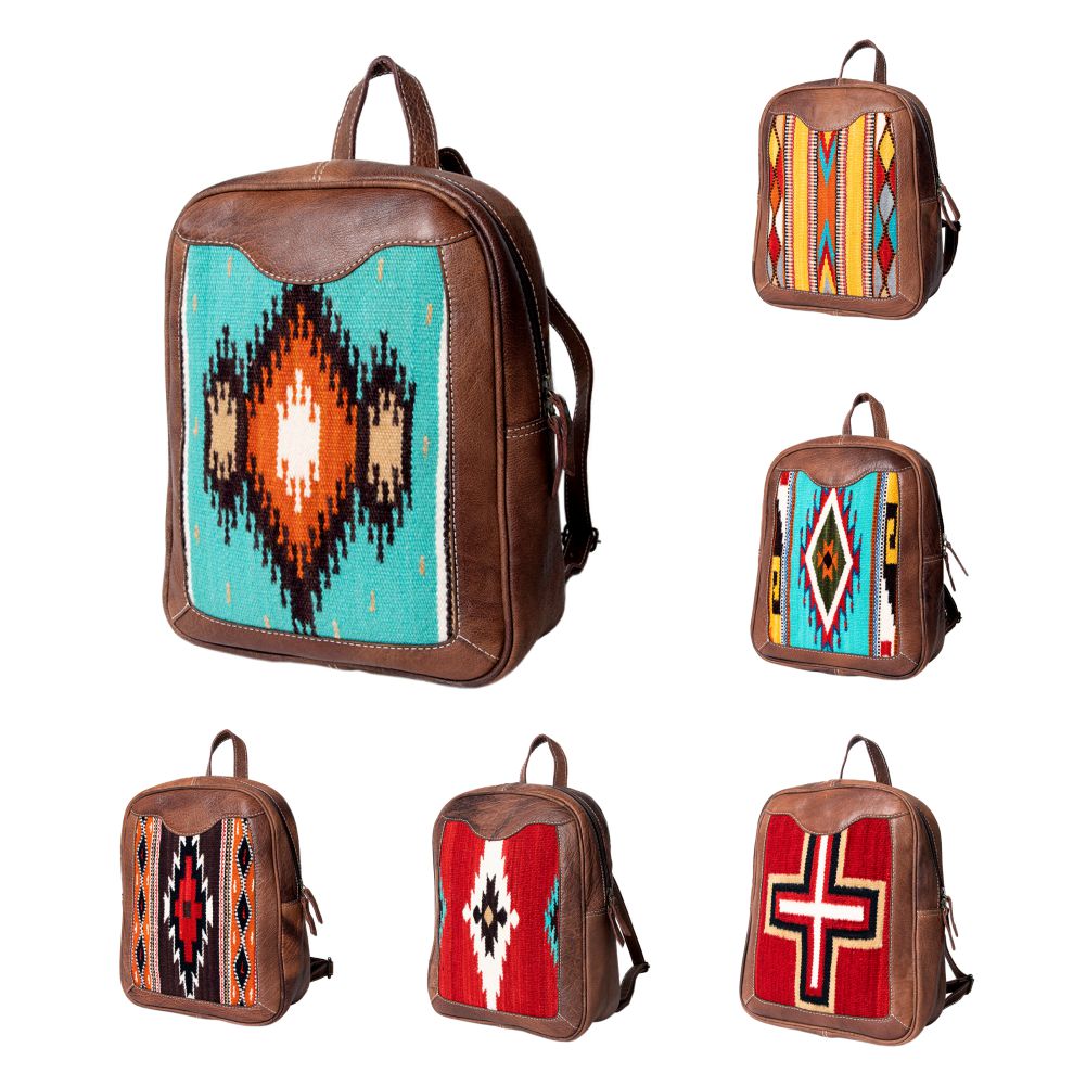 American Darling Backpack Saddle Blanket Genuine Leather