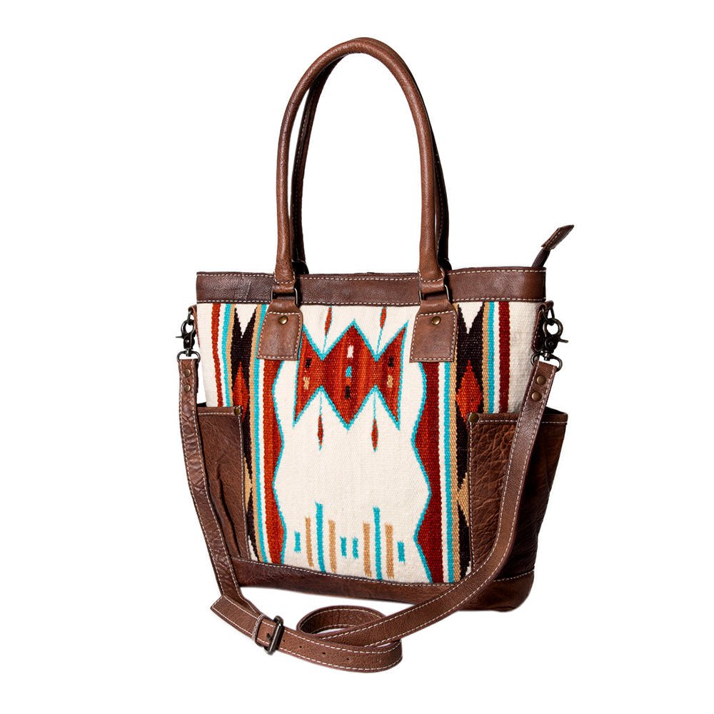 American Darling Tote Saddle Blanket Genuine Leather