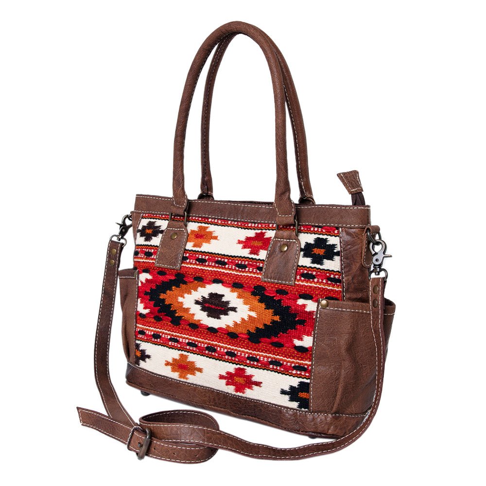 American Darling Tote Saddle Blanket Genuine Leather