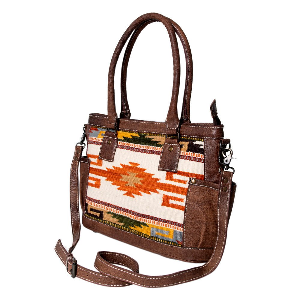 American Darling Tote Saddle Blanket Genuine Leather