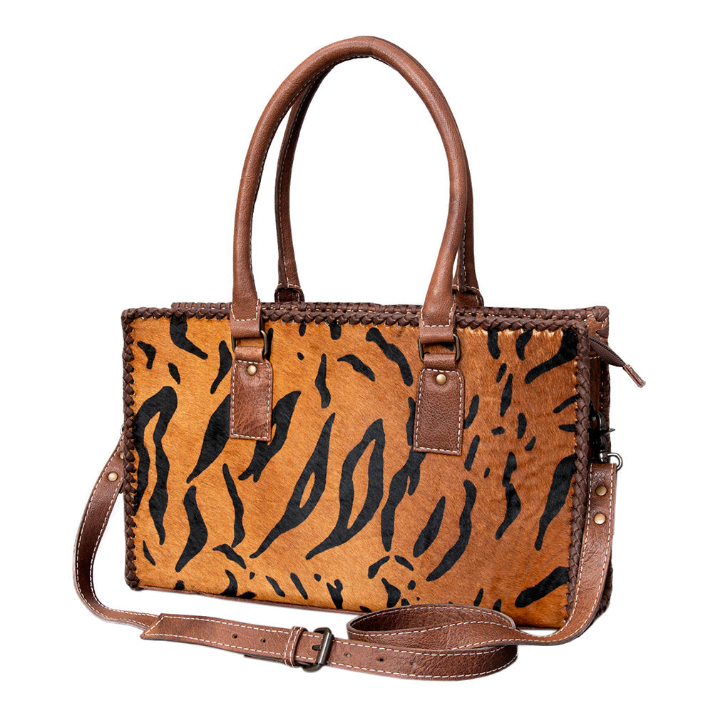 American Darling Hair-On Genuine Leather Tote