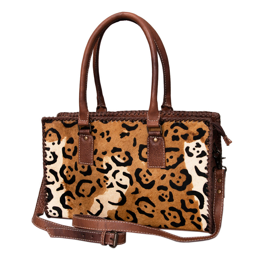 American Darling Hair-On Genuine Leather Tote