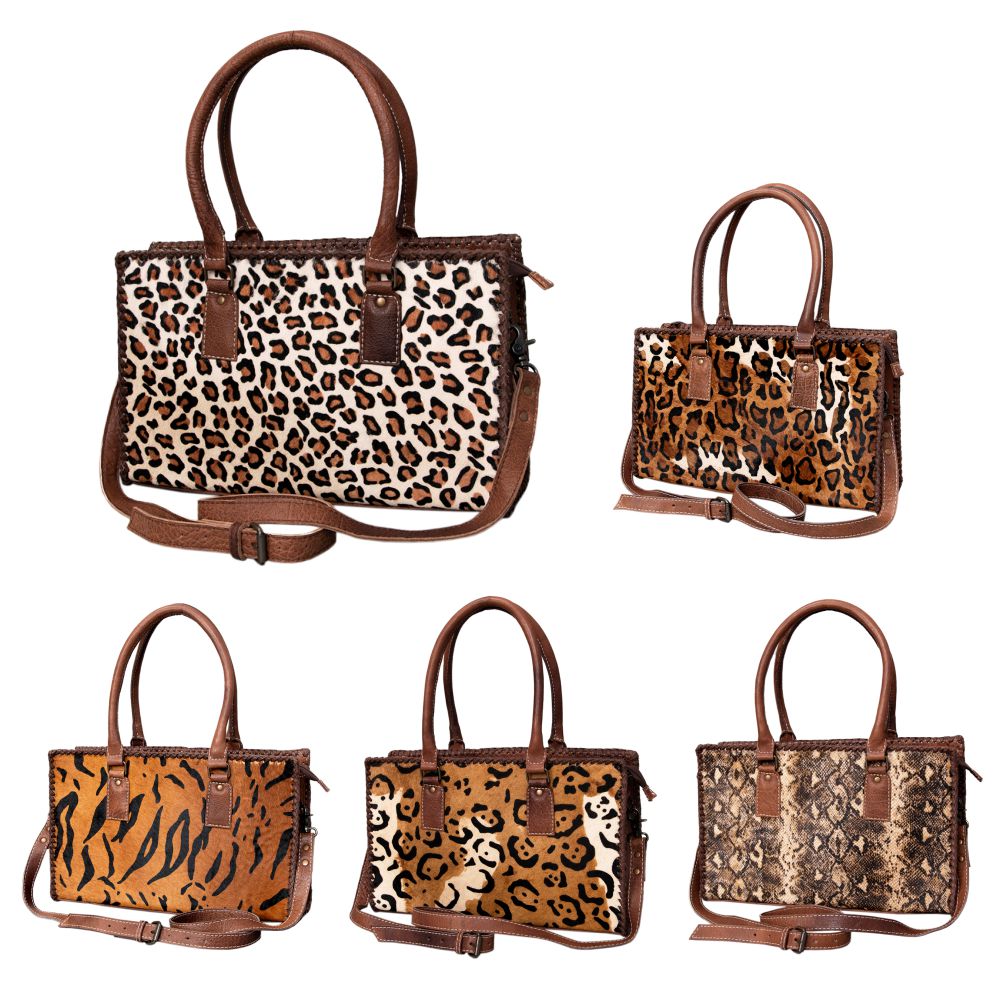 American Darling Hair-On Genuine Leather Tote