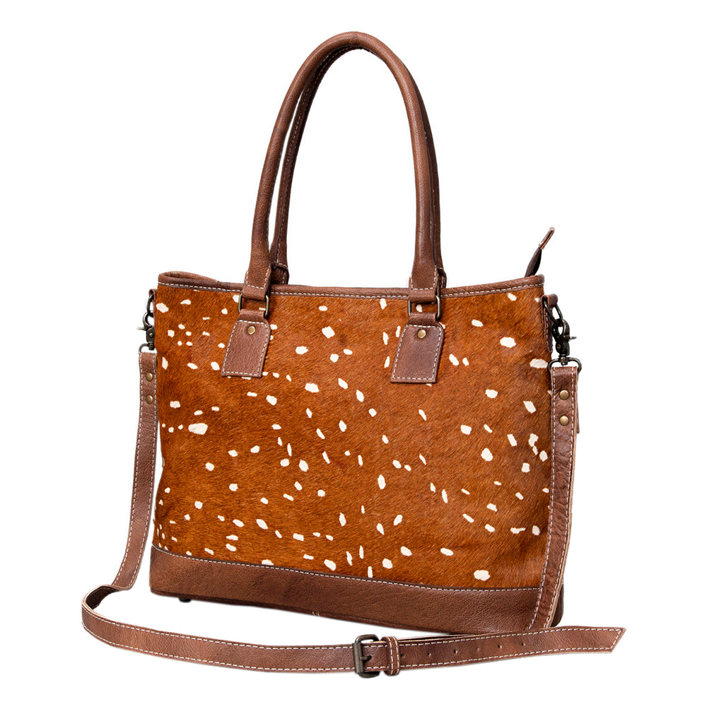 American Darling Hair-On Genuine Leather Hobo Bag