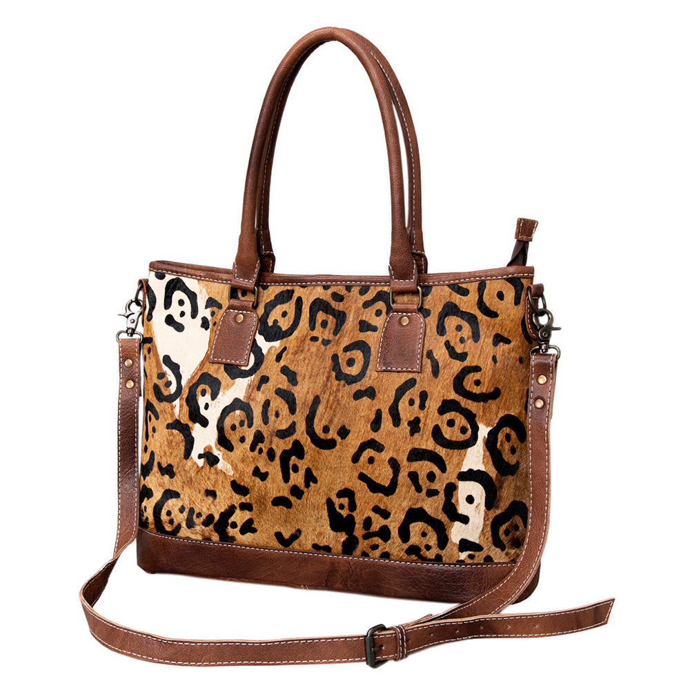 American Darling Hair-On Genuine Leather Hobo Bag