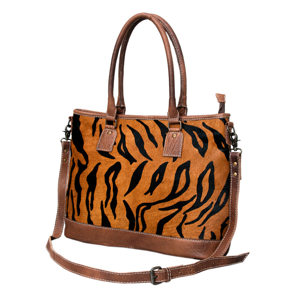 American Darling Hair-On Genuine Leather Hobo Bag