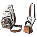 American Darling Sling Hand Tooled Hair-On Genuine Leather