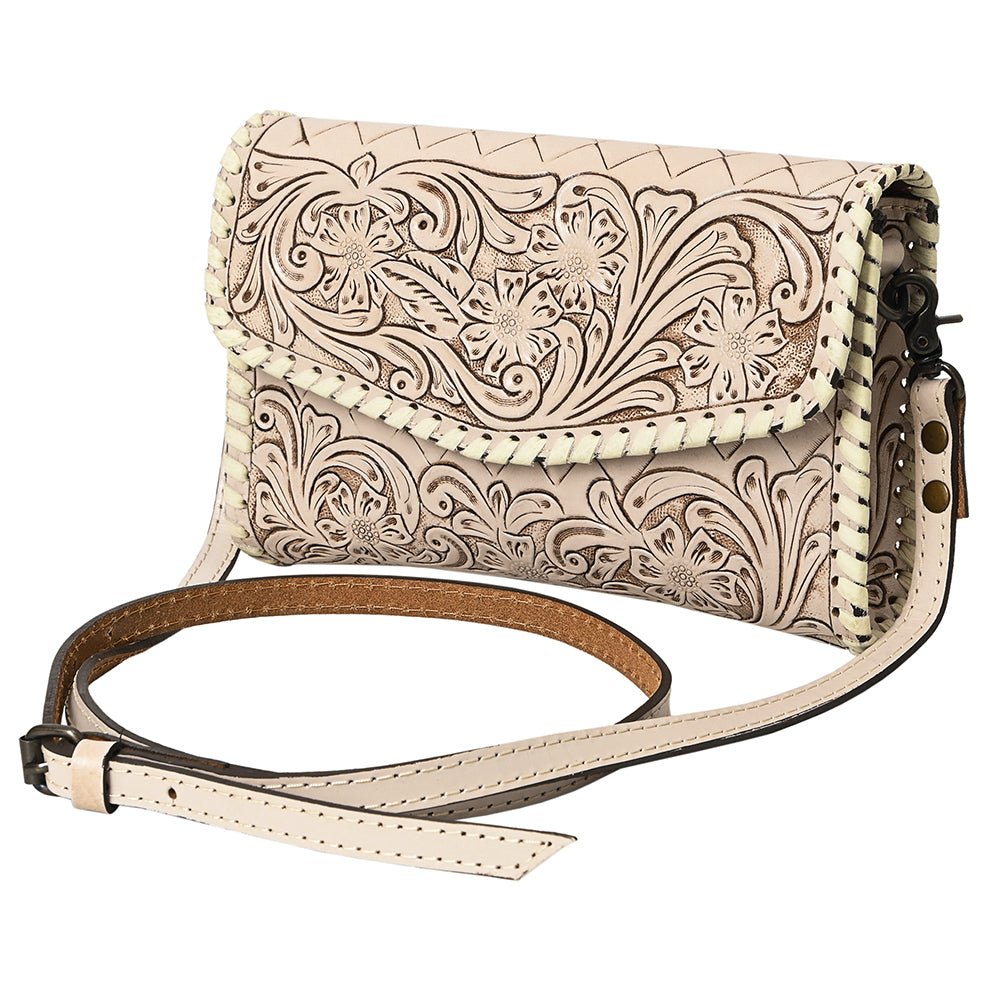 American Darling Wallet Hand Tooled Genuine Leather