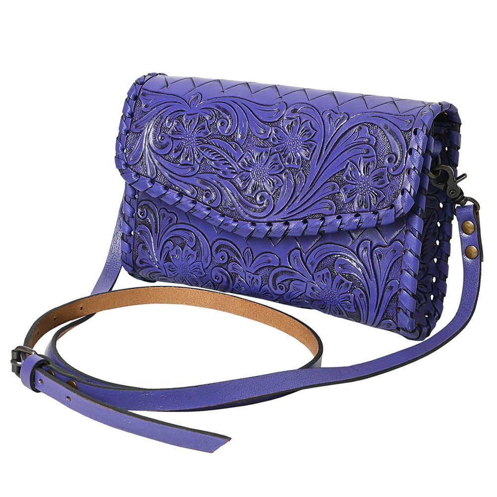 American Darling Wallet Hand Tooled Genuine Leather
