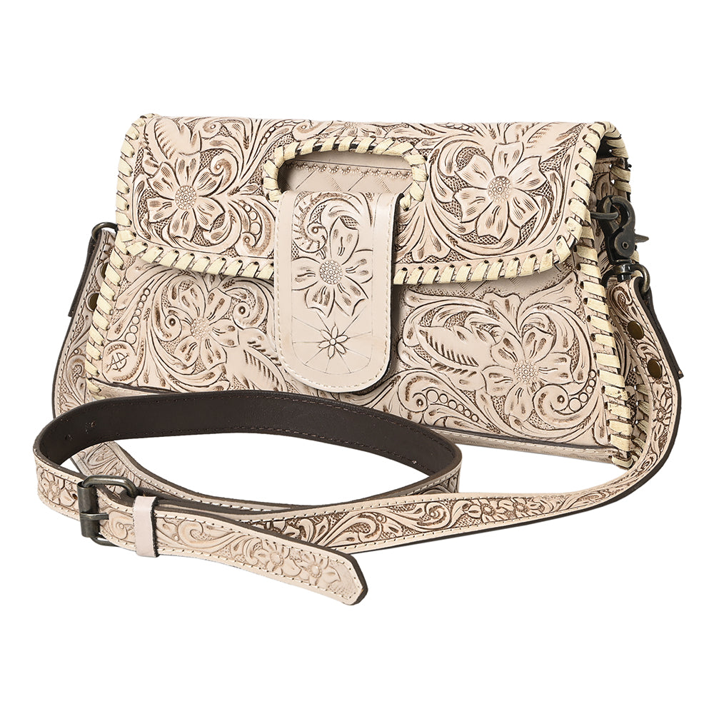 American Darling Wallet Hand Tooled Genuine Leather