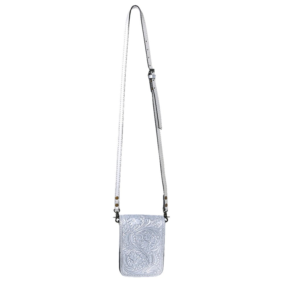 American Darling Cell Phone Holder Hand Tooled Genuine Leather